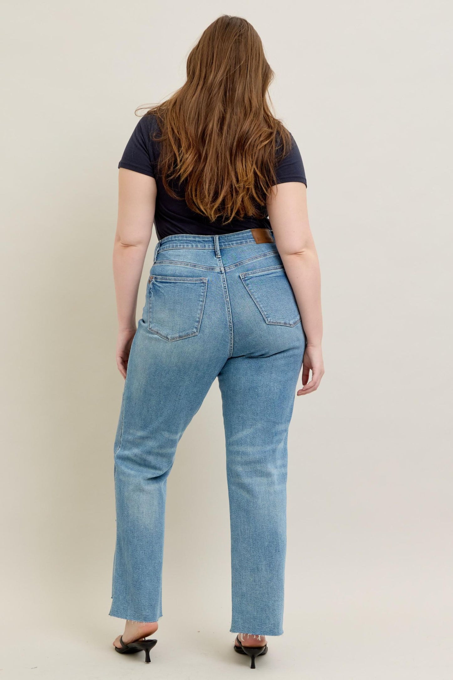 Judy Blue HW Rigid Magic Star 90's Straight - 88915P
