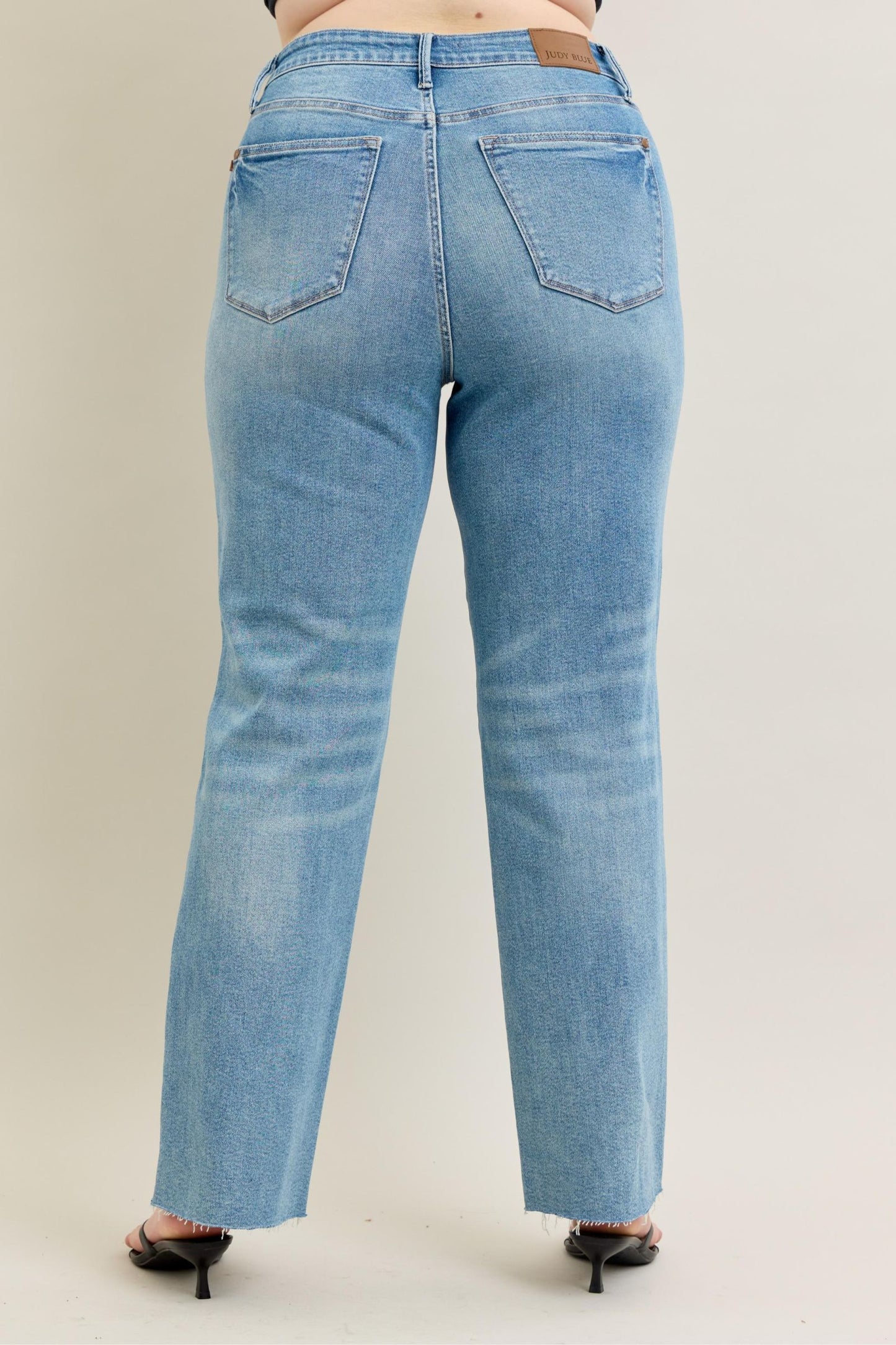Judy Blue HW Rigid Magic Star 90's Straight - 88915P