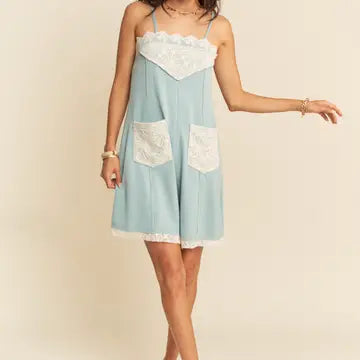 Knit Lace Romper