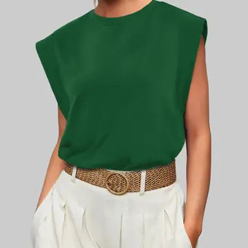 Round Neck Relaxed Basic Tee