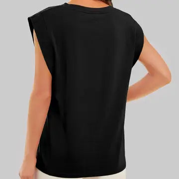Round Neck Relaxed Basic Tee