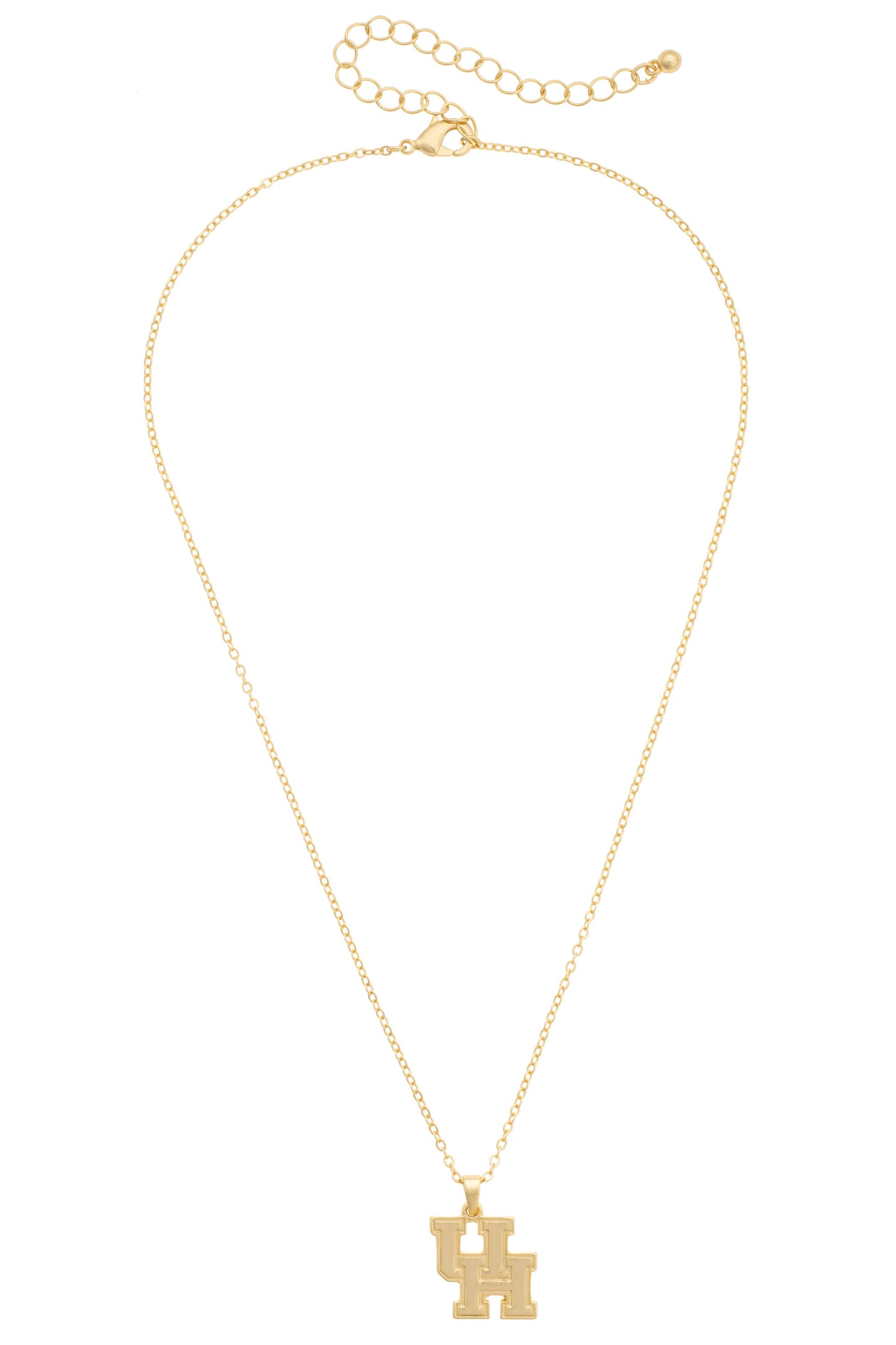 Houston Cougars 24K Gold Plated Pendant Necklace