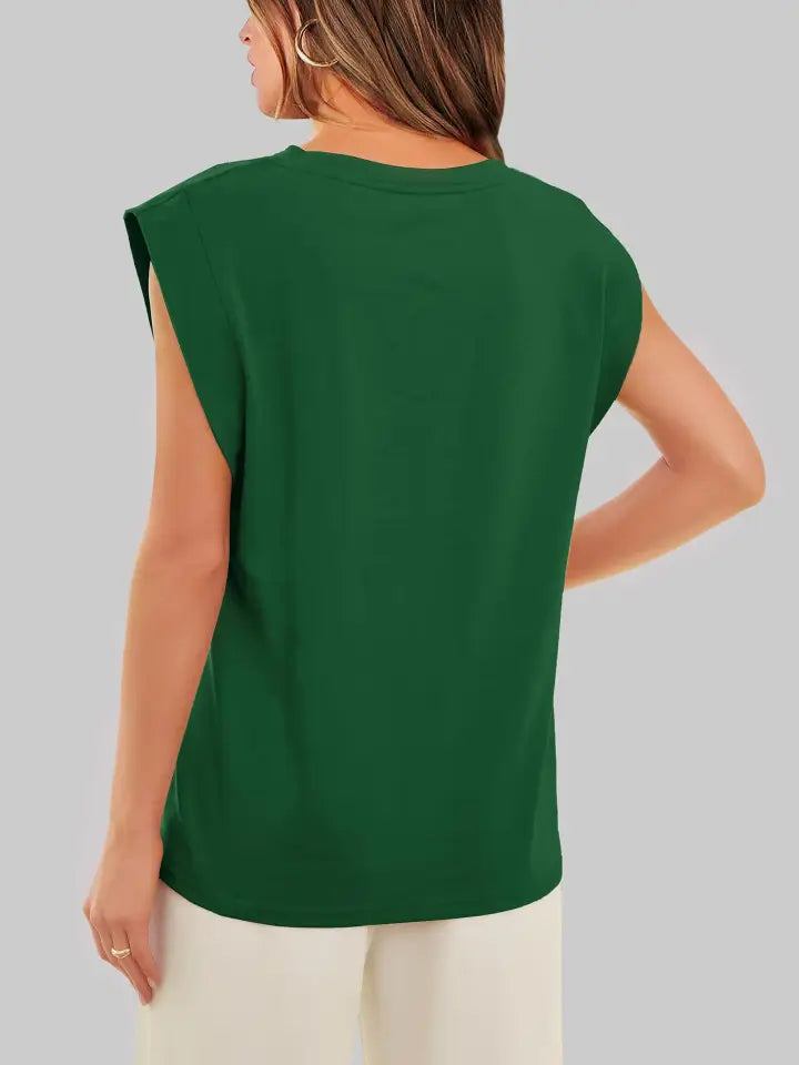 Round Neck Relaxed Basic Tee