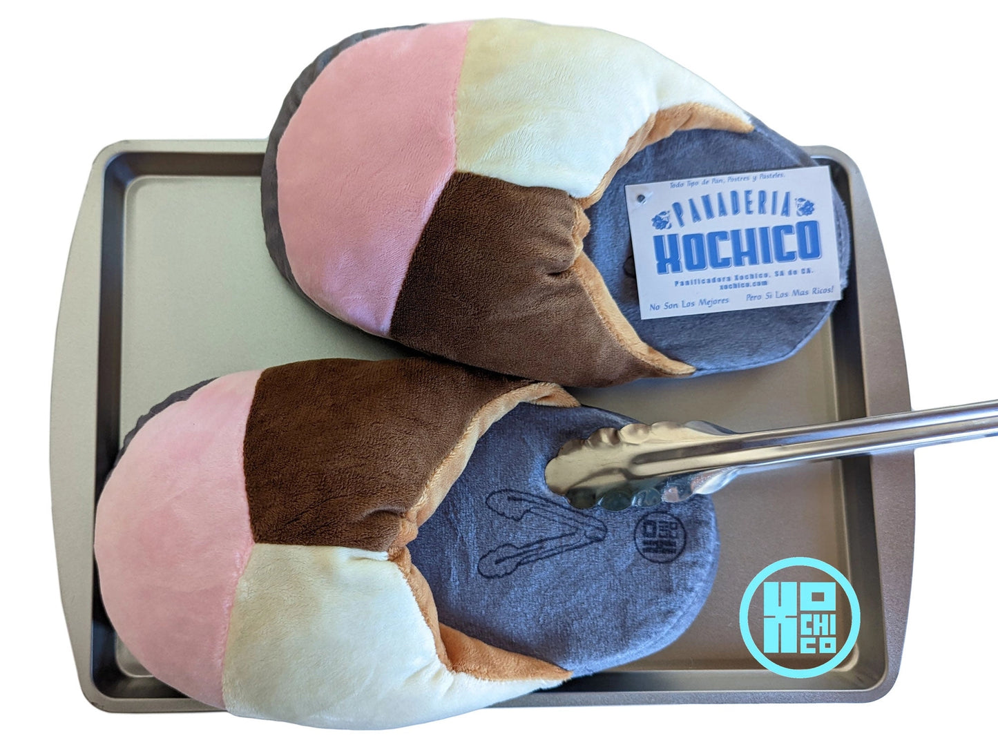 Pantuflas!! Pan Dulce Plush Slippers