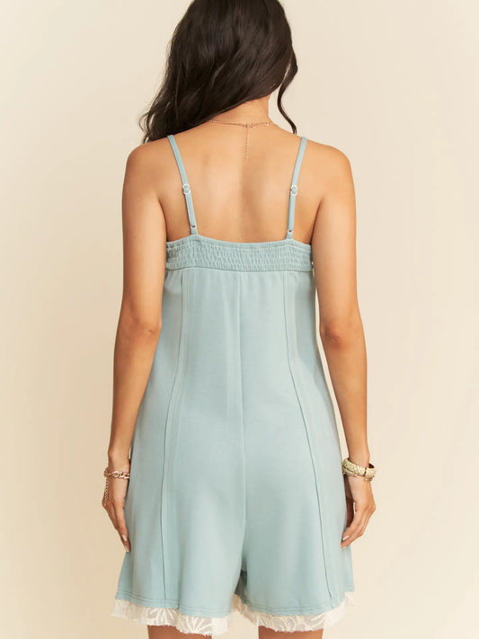 Knit Lace Romper