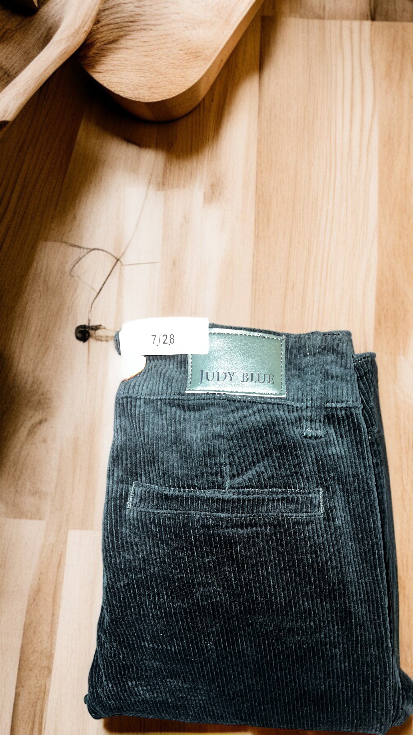 Judy Blue High Waist EMERALD Corduroy Trouser Wide Leg