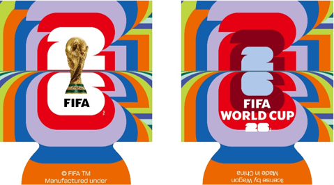 2026 FIFA World Cup Emblem Koozie