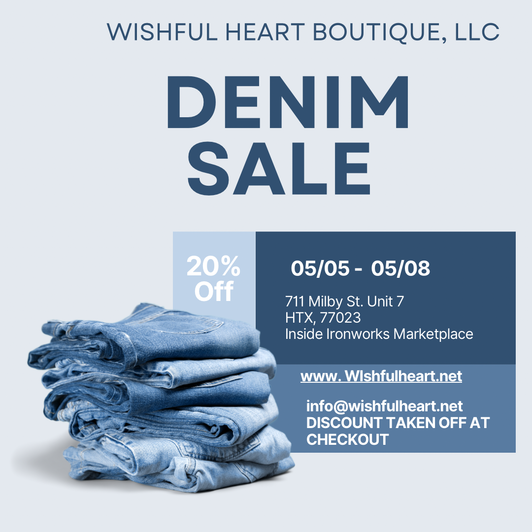 20% ALL DENIM SALE!!