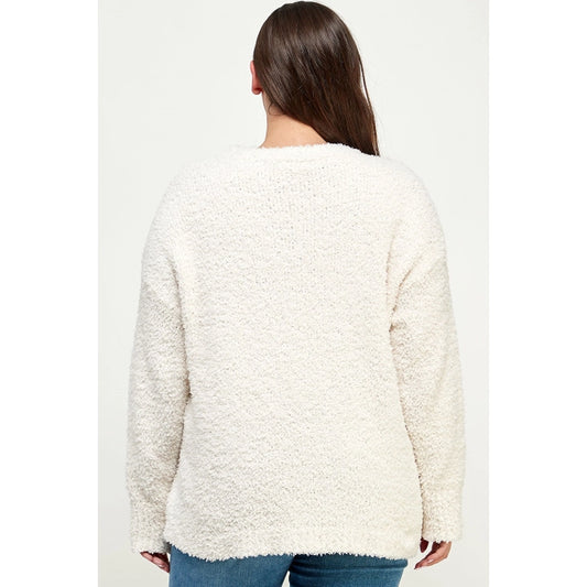 Plus Size Pullover Love Sweater