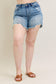 Judy Blue HW Star Print Cut Off Shorts - 150226PL