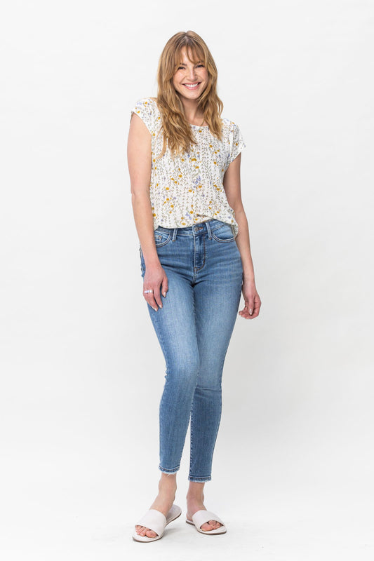 Judy Blue Mid-Rise Vintage Skinny - 82548