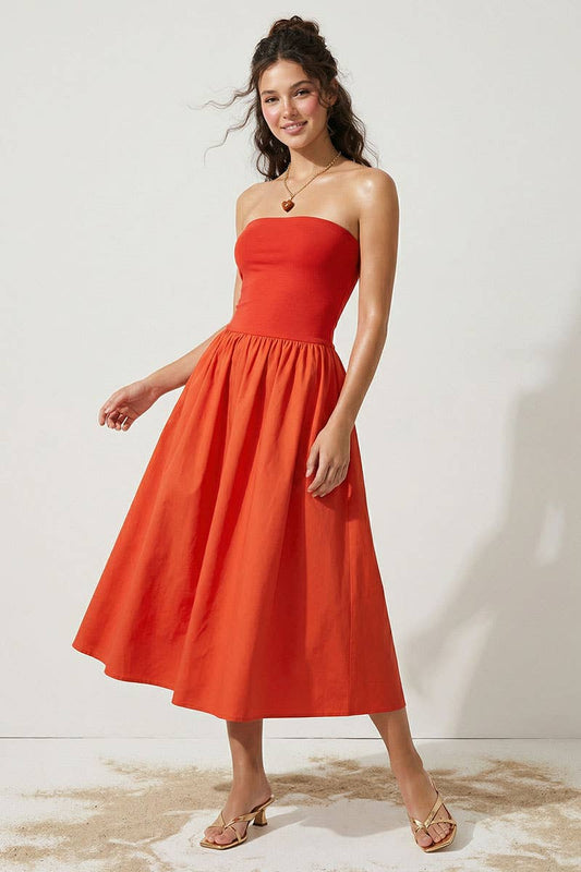 Tube Top Maxi Dress