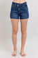 Judy Blue HW Cross Stitch Waistband Shorts  - 150349