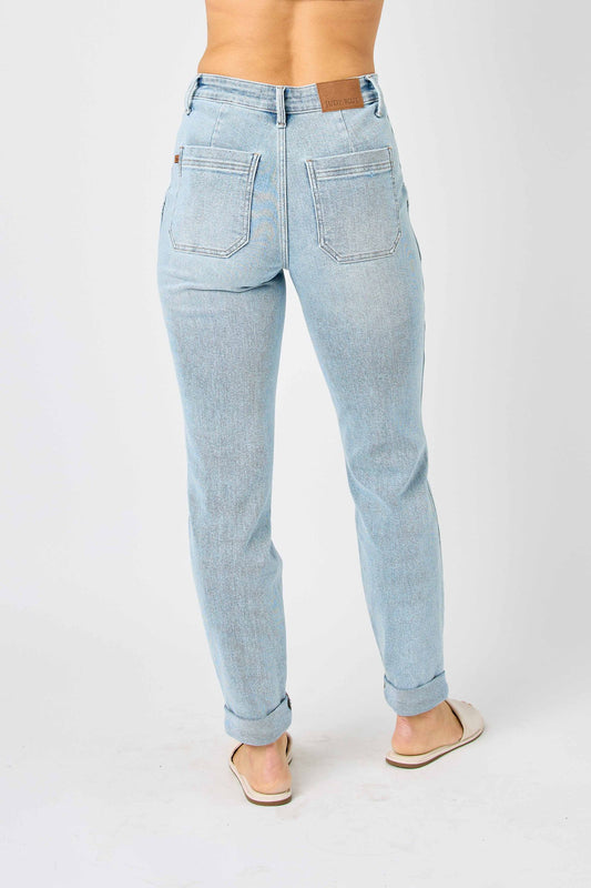 Judy Blue High Waist Double Cuff Jogger 88691