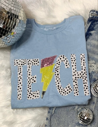 Embroidered Teach Pencil Back To School Short Sleeve - Southern Belle