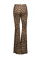 Leopard Animal Print Bell Bottoms Cheetah Palazzo Flare Pant