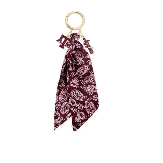 Texas A&M Aggies Logo Bandana Bag Charm