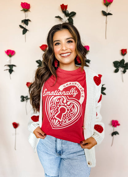 Emotionally Unavailable Valentine's Shirt - Valentine Tee