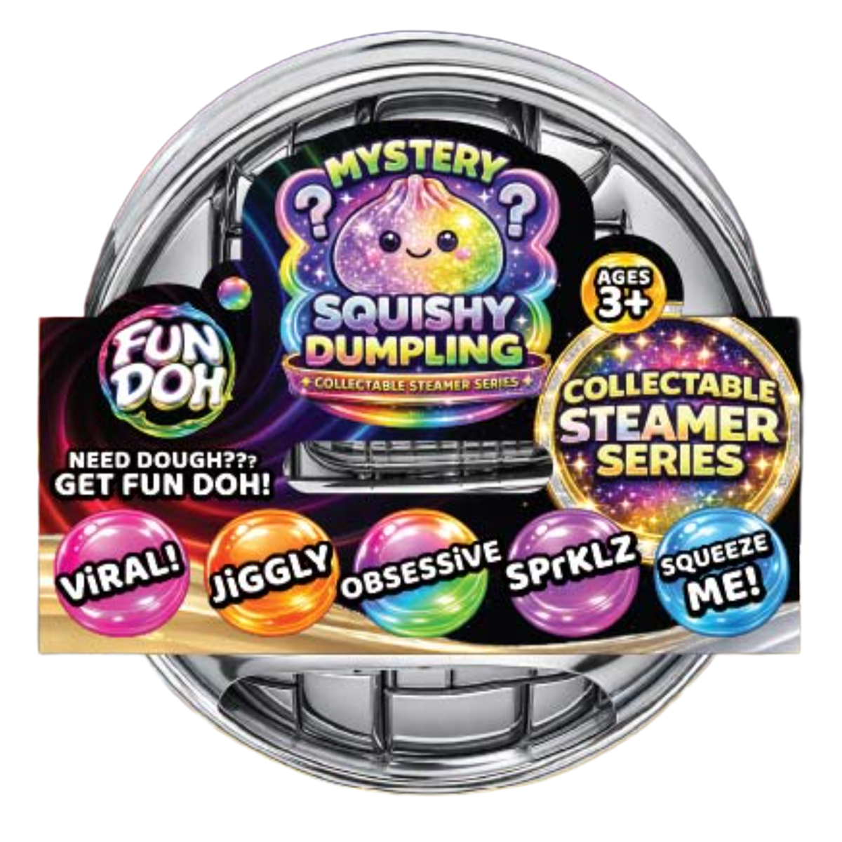 PRE ORDER NOW!! Fun Doh Mystery Dumpling Squishy - Ultra Rare Collection