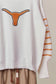 Texas Embroidery Over Size Sweater