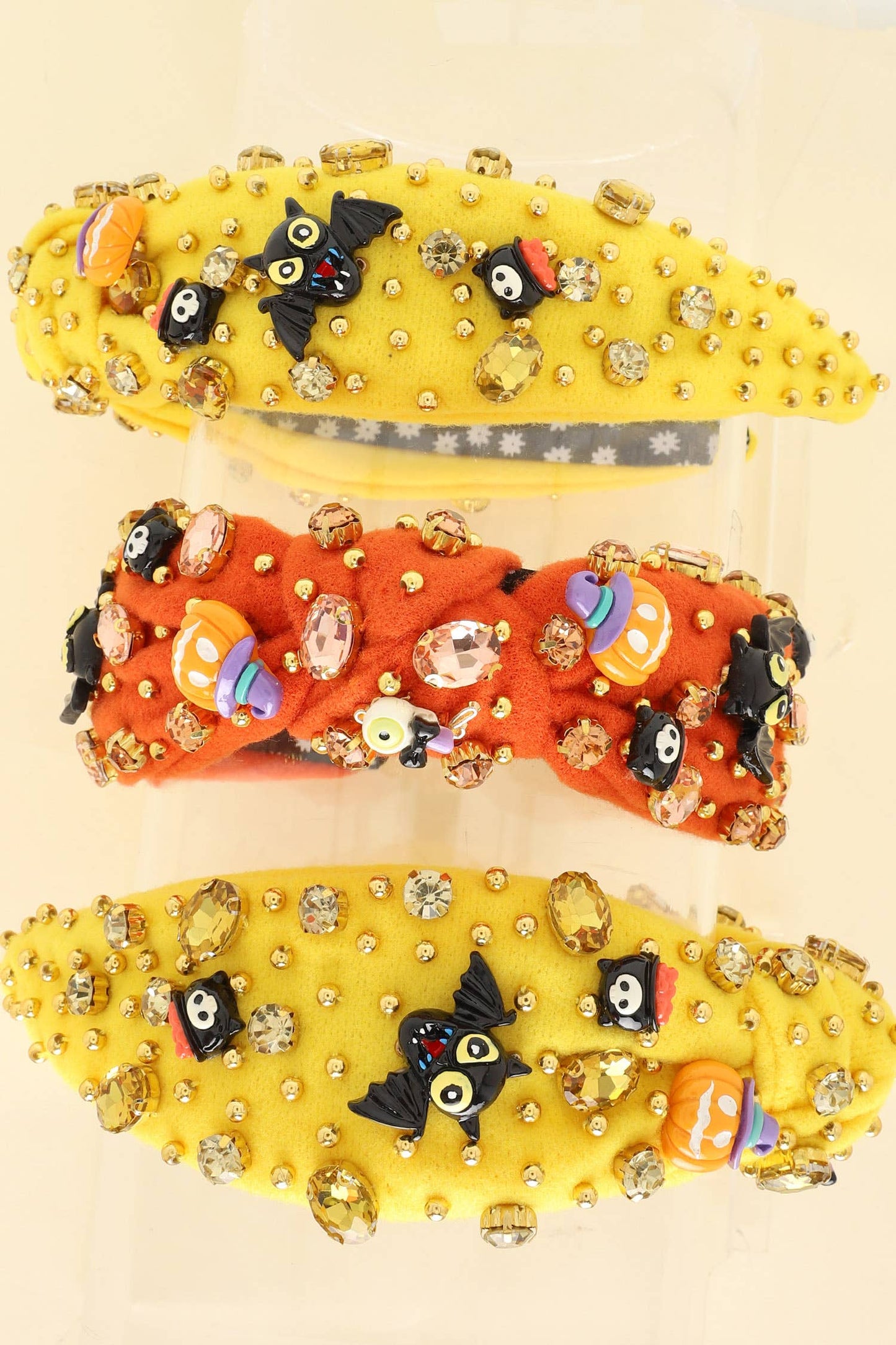 Halloween Themed Jeweled Knotted Headband