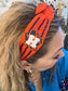 Astros Orange Beaded Headband