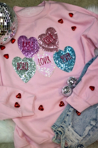 Conversation Valentine Sweater