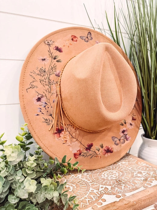 Wildflower Print Fedora