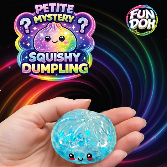 COMING SOON Fun Doh Squishy Mystery Mini Petite 2.5" Dumpling Toy