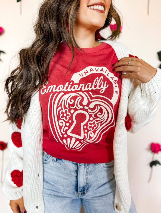 Emotionally Unavailable Valentine's Shirt - Valentine Tee
