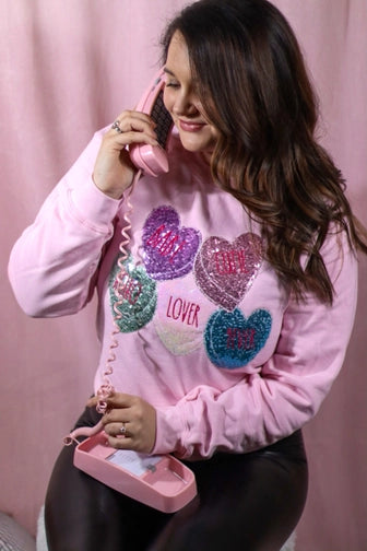 Conversation Valentine Sweater