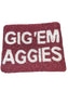 Gig'em Aggies Beaded Game Day Coin Purse
