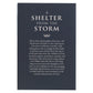 A Shelter From The Storm Softcover Devotional