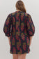 Floral V Neck Mini - Curvy