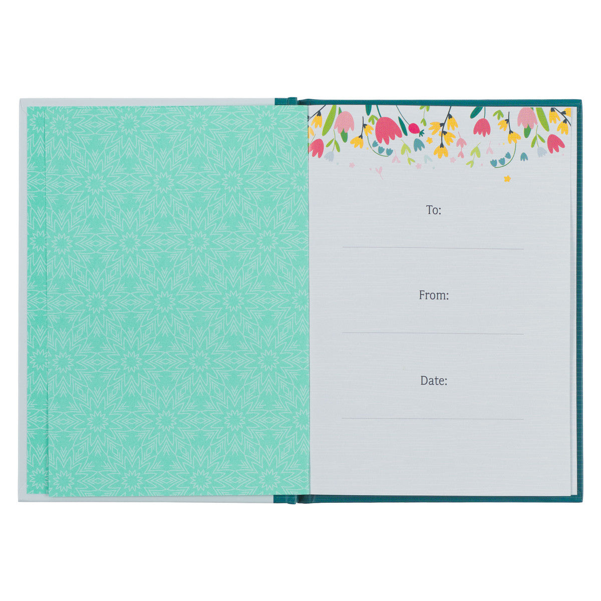 Blessings for a Great Teacher Hardcover Gift Book - Teal