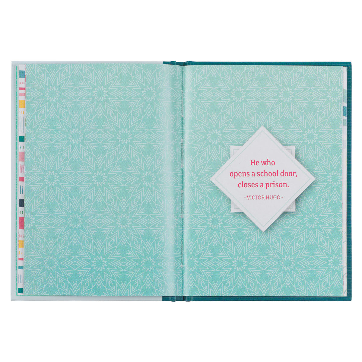 Blessings for a Great Teacher Hardcover Gift Book - Teal