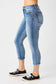 Judy Blue Mid Rise Skinny Capri - 72114