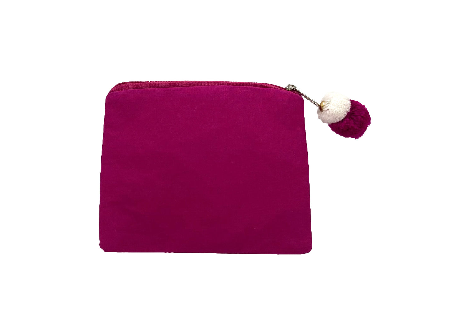 Tacos and Tequila Fuschia Coin Pouch