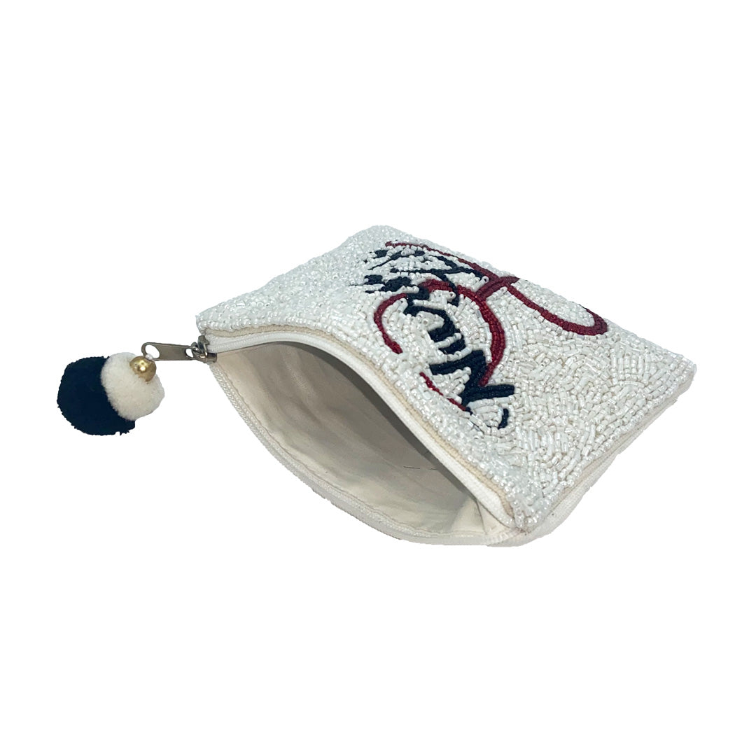 Nurse Life Beaded Coin Pouch