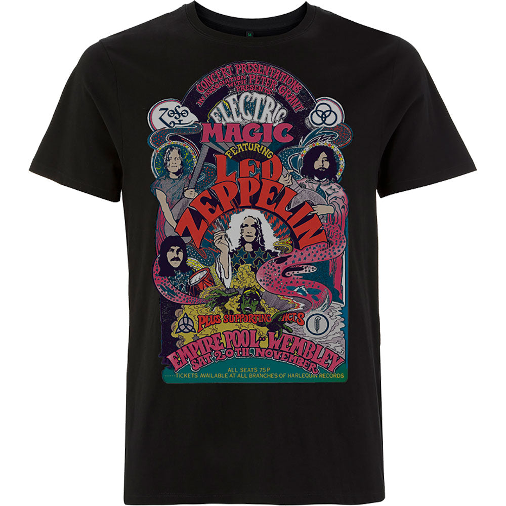 LED ZEPPELIN UNISEX T-SHIRT: FULL COLOUR ELECTRIC MAGIC