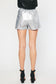 Metallic High Waist Shorts