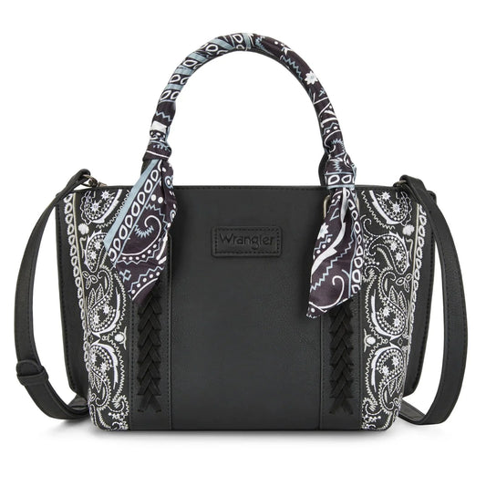 Wrangler Bandana Paisley Tote/Crossbody