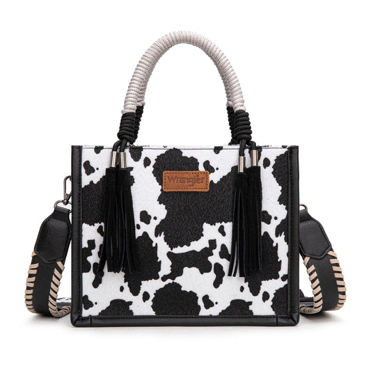 Wrangler Cow Print Tote/Crossbody