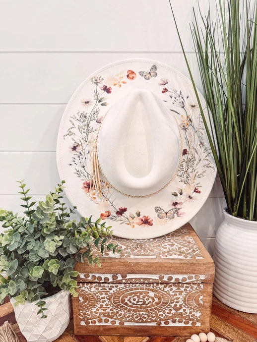 Wildflower Print Fedora