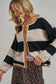 Everyday Cozy Fall Cardigan - Wide Stripe