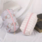 Floral Quilted Cotton Cosmetic Pouch