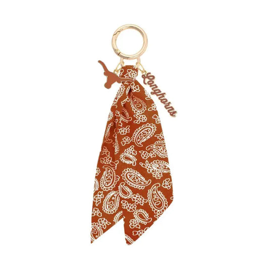 Texas Longhorns Logo Bandana Bag Charm