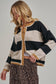 Everyday Cozy Fall Cardigan - Wide Stripe
