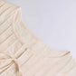 Pleated Bow Tie Front Sleeveless Top