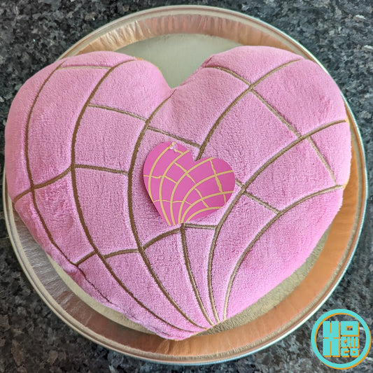 "Corazon" Heart Shaped Plush Concha Pan Dulce Cushion